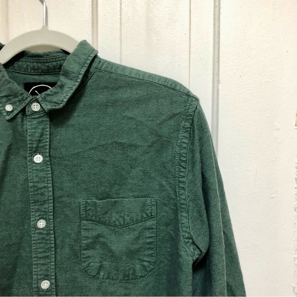 Birch Black Forest Green Button Down - Picture 2 of 6